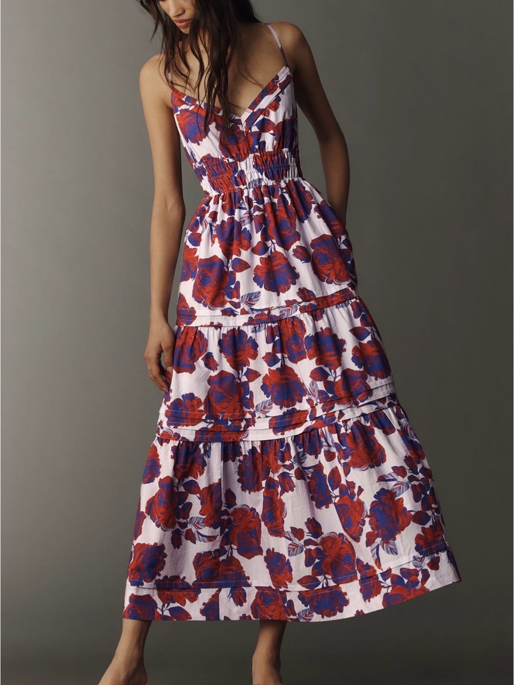 Somerset Floral Tiered Maxi Dress - Picture 1 of 7
